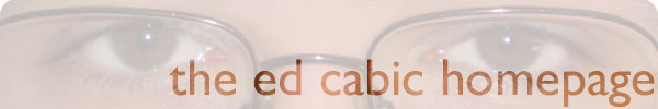 the ed cabic homepage
